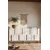 Hanah Home komoda Nota 150, 150 cm, bela / srebrna