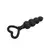 Butt plug Beaded Luv Probe, 15cm, Crni