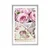 Plakat s paspartujem romantični vintage stil - 40x60 white