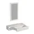 Hanah home Polica 82x15,8x29,6cm Bela