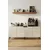 Hanah Home komoda Ferrro 180, 180 cm, bela / travertin