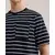 WE Fashion Majica temno modra/bela