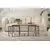 Hanah Home Set klub stolova Defne, Krem-crni