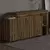 HANAH HOME Komoda Beliz Antique Walnut