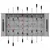 Fuzbal Stol Sivi Sonoma 125 x 60,5 x 80 cm Konstruirano drvo
