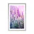 Plakat s paspartujem očarljivi cvetovi sivke - 30x45 silver