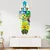 WallXpert dekorativna daska za surf od pleksiglasa Mvsf16M, šarena ilustracija sa simbolima Brazila, 36 x 100 cm