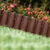 shumee Obroba vrtne ograje Palisade za gredice, rjava, komplet 5 m
