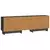 TV ormar Crna 150 x 31 x 50 cm Konstrukcijsko drvo