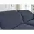 Temno modra sedežna garnitura 236 cm Achille – Bobochic Paris