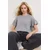 Trendyol Milla Ženska majica TWOSS22TS2429, Siva