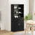 Highboard Crni hrast 80 x 42,5 x 185 cm Konstruirano drvo