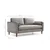 ATELIER DEL SOFA Sofa dvosed Rome Light Grey