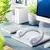 Aigostar - Punjivi ventilator za vrat 4W/5V 2000mAh beli