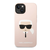 Maska Karl Lagerfeld Liquid Silicone Karl Head za iPhone 14, Roze