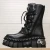 Škornji NEW ROCK - CRUST NEGRO, TOWER CASCO NEGRO - M.WALL1473-S9