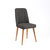 Hanah Home Trpezarijska stolica Vina Sandalye 47x89x46cm Bež-Antracit