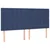 Vidaxl Box spring postelja z vzmetnico modra 180x200 cm blago