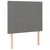 Vidaxl Box spring postelja z vzmetnico temno siva 80x200 cm blago