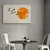 Slika japandi oranžna luna - 60x40