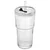 Vilde Kubki szklane z pokrywkš i słomkš 500 ml 4 szt.