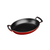 Cast iron pan, oval, 19 x 14 cm, red - LAVA brand