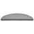 Prostirke za stepenice 15 kom 56x17x3 cm svijetlo sive poluokrugle