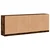 Regal za knjige s vratima boja hrasta 204 x 37 x 75 cm drveni