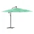 Vrtni suncobran s drvenim stupom zeleni 269x269x235 cm