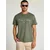 Funky Buddha Majica  temno zelena / off-bela