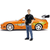 Autíčko Toyota Supra 1995 Fast & Furious Jada kovové s otvárateľnými časťami a figúrkou Brian O´Connor dĺžka 21 cm 1:24 J3205001
