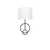 Opviq Zidna lampa E27 Socket, Belo-Crna