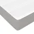 Vidaxl Box spring postelja z vzmetnico svetlo siva 90x200 cm blago