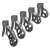 Sevanda Naja-Cobra Chastity Cage Black L