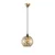 Opviq Luster Selcuklu-Mr-785-1, 25cm, IP20, Zlatno-crne boje