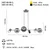 Opviq Luster Zerde-80-06, O14, 12cm, IP20 Zlatne boje