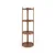 Hanah Home polica za knjige Polo Kare, 42 cm, orah
