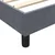 Vidaxl Box Spring postelja z vzmetnico Temno siva 80x220 cm Velvet