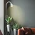 Briloner 2175-016 - Fleksibilna zidna lampa sa USB portom 1xGU10/10W/230V bela