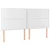 Vidaxl Box spring postelja z vzmetnico bela 200x200 cm umetno usnje