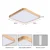 Brilagi - LED prigušiva svetiljka WOODLINE SQUARE LED/80W/230V hrast 60x60 cm + daljinski upravljač
