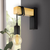 EGLO 32917 | Townshend Eglo zidna svjetiljka 1x E27 crno, smeđe