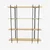 Hanah Home Polica 160x180x29,6cm Hrast-Crna