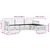 Set vanjskih sofa Prirodna 249,5 x 162,5 x 73 cm
