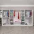 Hanah Home ormar sa reflektujućim staklom Nisa 20644, 360 cm, beli