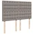 Vidaxl Box spring postelja z vzmetnico taupe 140x200 cm blago