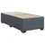 Box spring krevet s madracem tamnosivi 80 x 200 cm baršunasti
