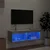 TV ormarić s LED svjetlima boja hrasta sonome 100x30x30 cm