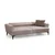 Atelier del Sofa Trosed na razvlačenje Hamlet 95x77x230cm Bež