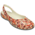 Womens Olivia II Striped Floral Flat Multi / Raspberry